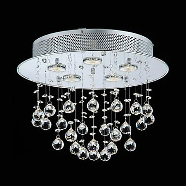 

Luminaira Modern LED Crystal Ceiling Light With 5 Lights For Living Room Lamp Bedroom Lustre De Cristal