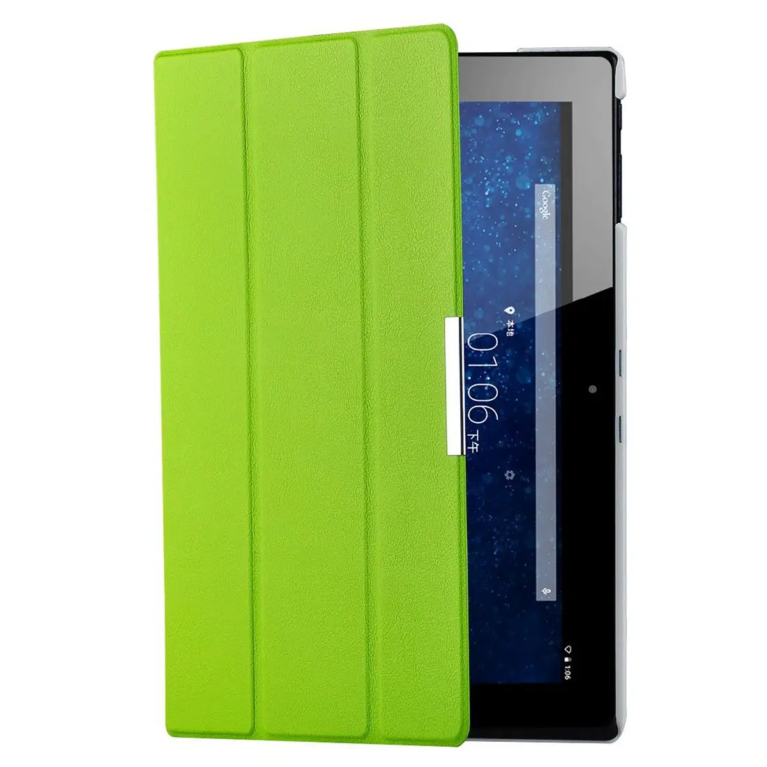 Green PU Folding Tablet Case Holder for Acer Iconia Tab 10 A3 A30in
