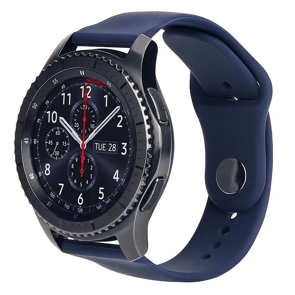 22 мм 20 для samsung Galaxy active 2 42 46 мм s2 S3 Ticwatch S S2 E pro huawei GT 2 ремешок силиконовый amazfit GTR GTS 3 2s 1 ремешок Bip