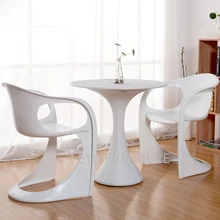 Минималистический современный дизайн, обеденный стул, современная мебель, пластиковый стул для кафе, современная мебель для дома, стул без подкладки-1 шт