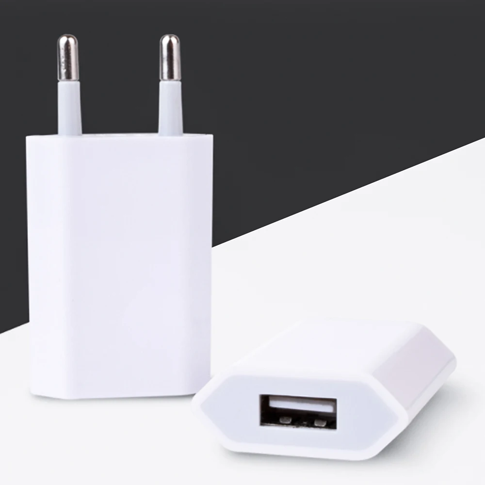 Штепсельная Вилка EU/US USB AC настенная зарядка штепсельная вилка адаптер питания