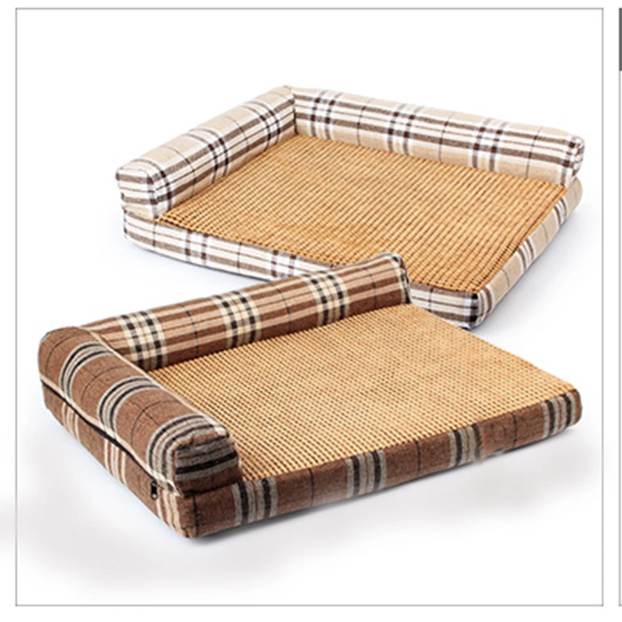 

Four Seasons Home Dogs Bed Pet Houses Washable Luxury Dog Beds Large Dogs Kennel Pet Mat Camas Para Perro Pets Supplies 70Z1095