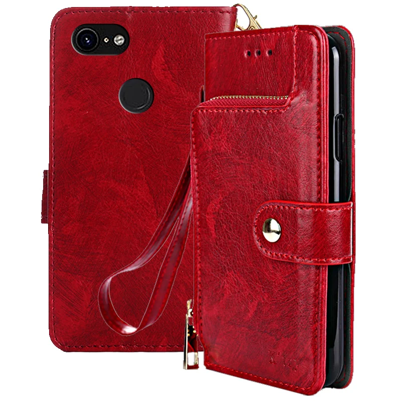 

For Google Pixel 3 Luxury soft Leather Flip Case for Google Pixel 3 XL Phone Conque Funda Wallet Stand Cover Cape bag