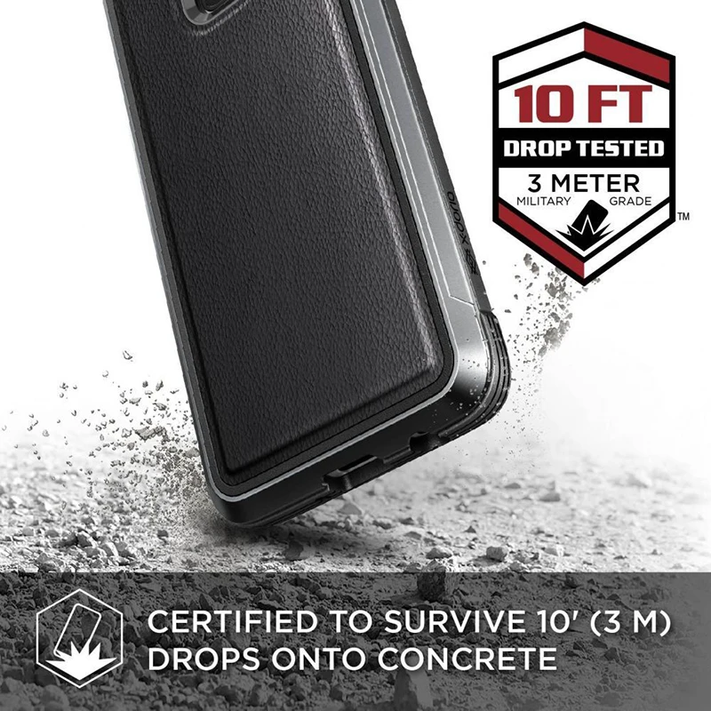 X-Doria Defense Lux чехол для телефона для samsung Galaxy S9 Plus, военный класс, защитный чехол для S9, алюминиевый чехол