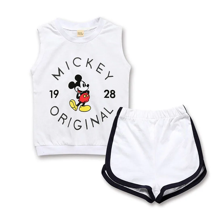 

Toddler Girls Clothing Set 2019 Summer Girls Mickey Mouse Clothes 2pcs Outfit Kids Clothes Tracksuit Suit Girl Children Costume