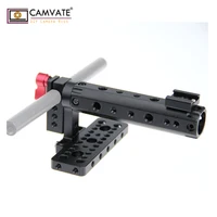 פלייט אביזר ידית אחיזה פלייט למעלה CAMVATE עבור BlackMagic מצלמת BMCC סינמת מצלמת ידית C1097 מצלמת אביזר צילום (5)