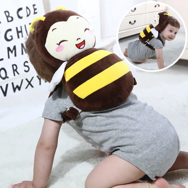 Cojín de seguridad para la cabeza del bebé recién nacido, reposacabezas  infantil, almohada suave anticaída, mochila protectora para la cabeza del  niño pequeño - AliExpress