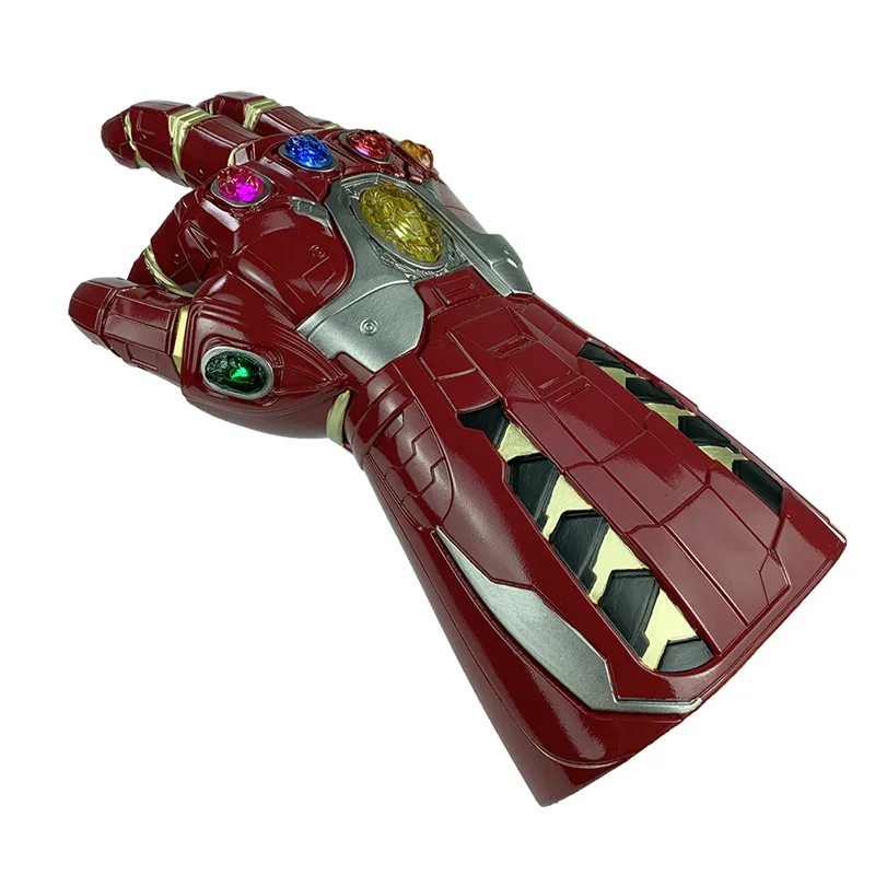 1:1 светодиодный светильник Gauntlet iron man Ver. Военные танос Косплей светодиодный перчатки подарок костюм Хэллоуин ребенок