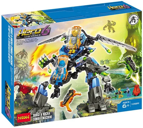 building block set compatible with font b lego b font Hero Factory Super fit walkers 3D