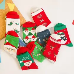 Новое поступление, карнавальные женские зимние носки, Новогодний праздник, рождественский подарок, теплые мягкие удобные хлопковые носки