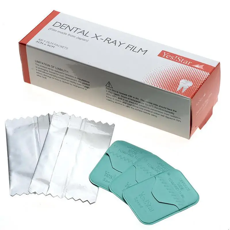 

100 Pcs/kit Dental X-ray Film Size 3cm X 4cm For Reader Scanner Machine Wholesale