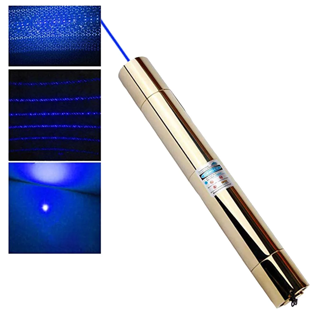 

High power Blue Laser Pointer Most Powerful 450 nm 5000m Laser Flashlight Focusable lazer sight burn match candle lit cigars