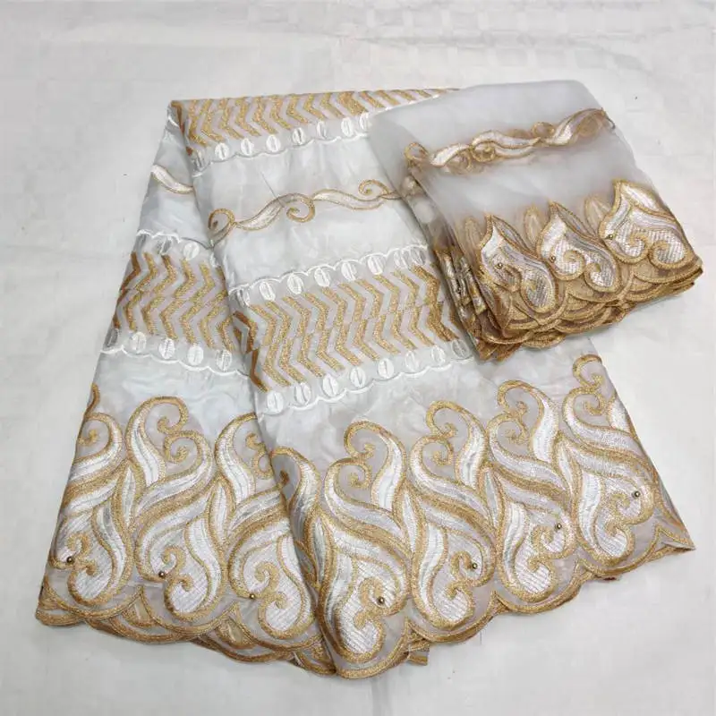 

TL!African Lace Fabric Bazin Riche Fabric 2019 New Design Embroidered Bazin Riche Getzner With Tulle Lace African Lace ! P61053