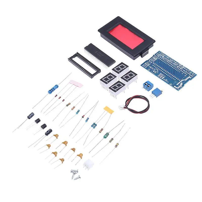 

DC5V 35mA Red LED Digital Voltage Current Meter Voltmeter Ammeter Sets DIY Kit Module Accessories LCD Display