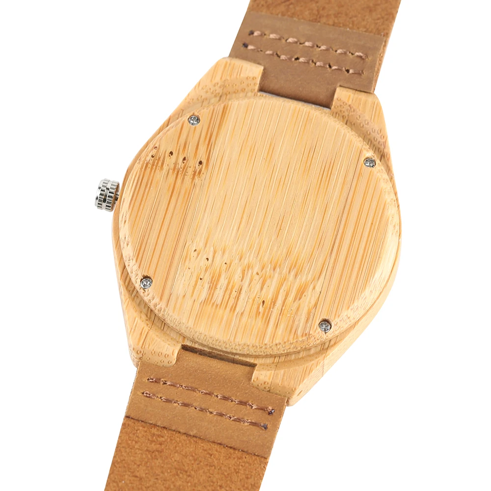 YISUYA Fire Fighter Pattern Dial Bamboo Wooden Wrist Watch Men Sport Handmade from Nature Wood Quartz Creaitve Watches Gift Bag (5)