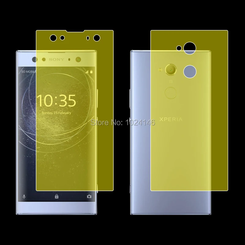 Защитная пленка из мягкого ТПУ для экрана sony Xperia XA2 Ultra с полным покрытием (не