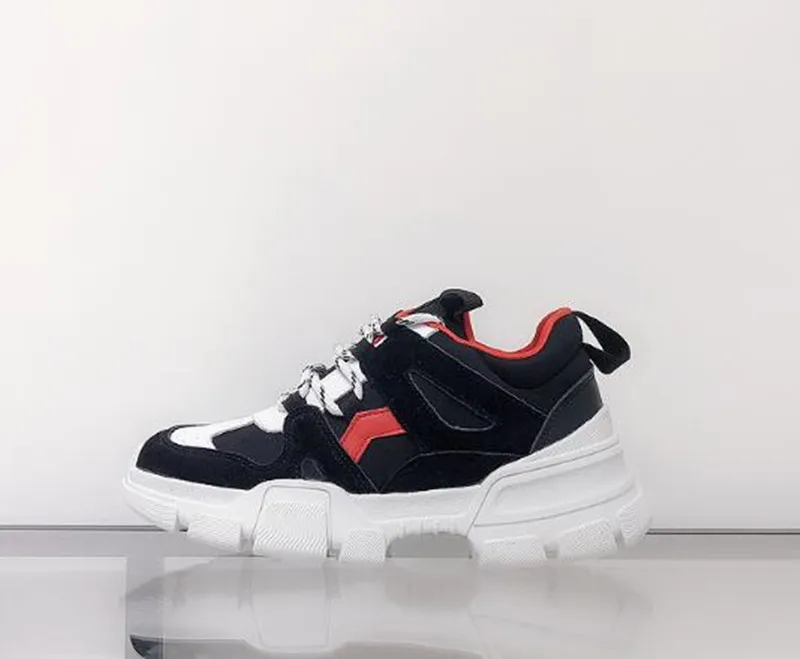 as Feminino Negro As Planos Zapatilla Zapatos Nueva Tenis Rojo Demandó Alta De Cómodos Cuero Moda Y Blanco 2018 Picture Picture Calidad Lujo Mujer Casual RcBWHC