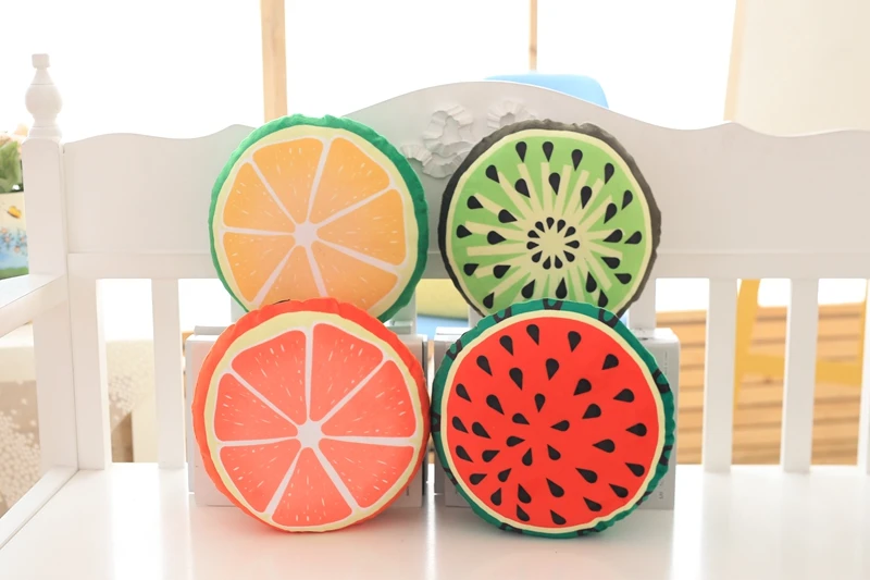 

The new car supplies headrest fruit modeling car pillow plush toys decorative items