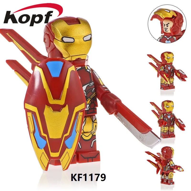 Одна распродажа, строительные кубики с супергероями, Мстители 4, спасатель, Железный человек, серия, фигурки M30 M39 M85, Детские Подарочные игрушки KF1180