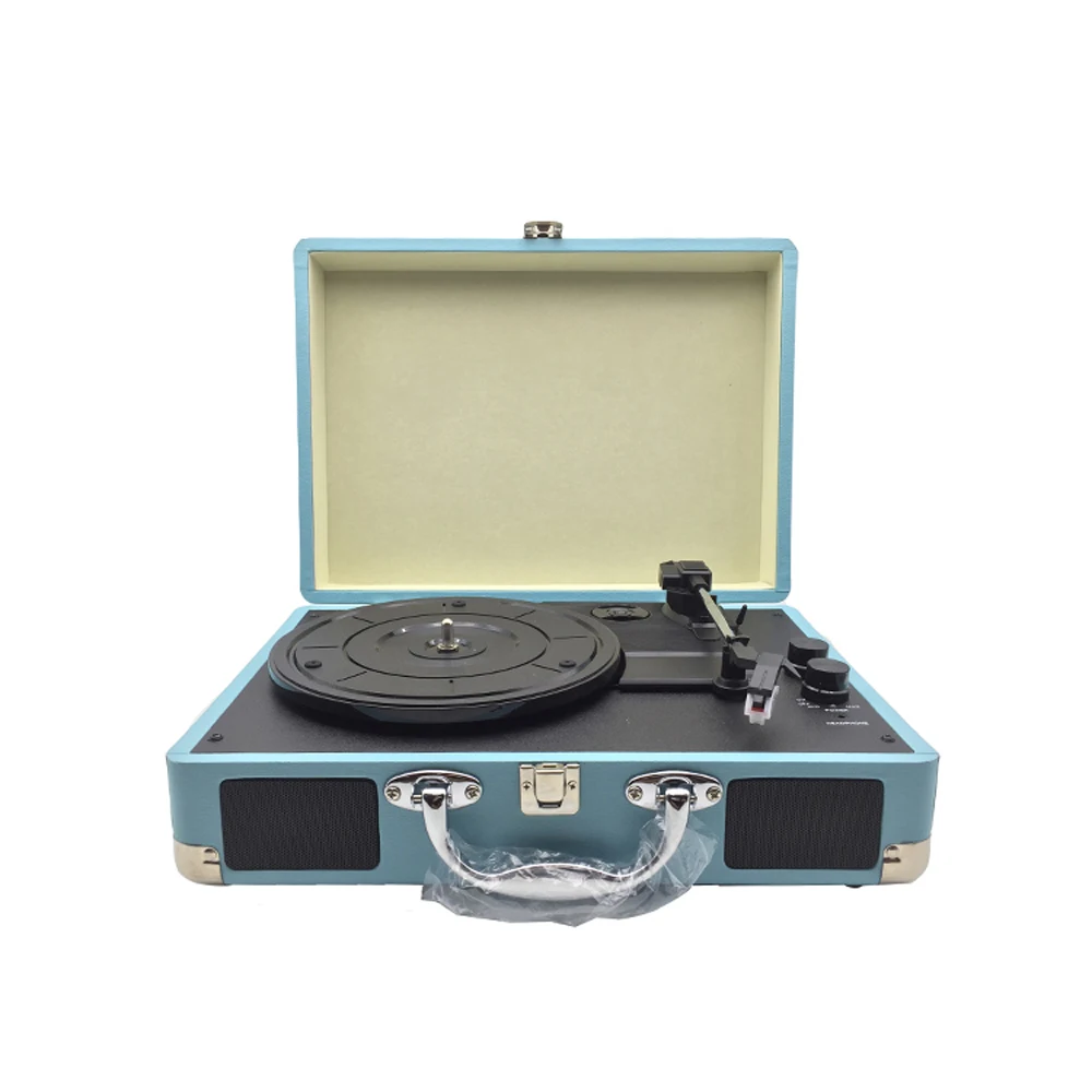 

Retro Record Player 33RPM Antique Gramophone Turntable Disc Vinyl Audio 3-Speed Aux-in Line-out USB DC 5V Gramophones