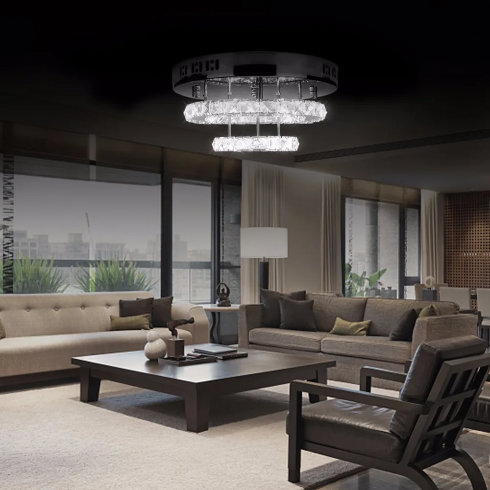 Luzes de Teto Led para Decoração Cristal Restaurante Corredor Sala Estar Varanda Lâmpada Moderna Iluminação Casa Luminária Led Ktv 9 crystal led ceiling light