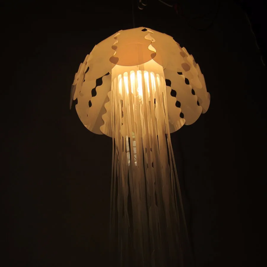 Подвесная Медуза, абажур, светящаяся Эфирная Подвесная лампа для гостиной, ресторана, спальни, бара, подвесное освещение