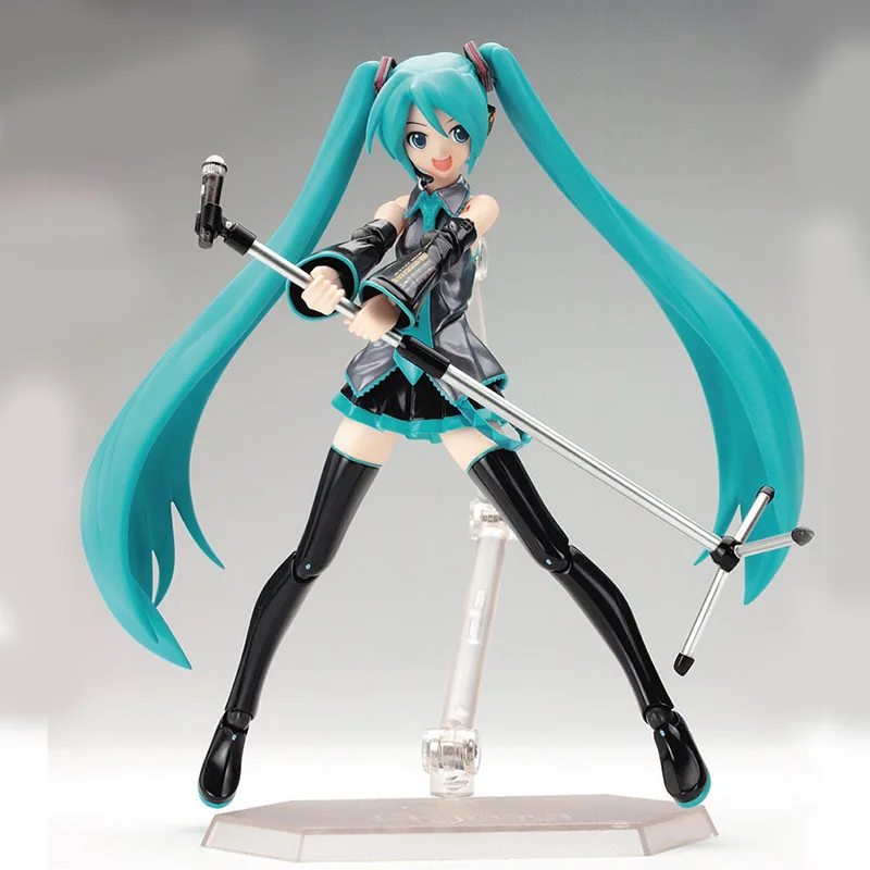 

15cm Hot Sale Cute Hatsune Miku Anime Figures PVC Action Figure Movable Boxed Model Toy Doll Birthday Christmas Gifts QB44