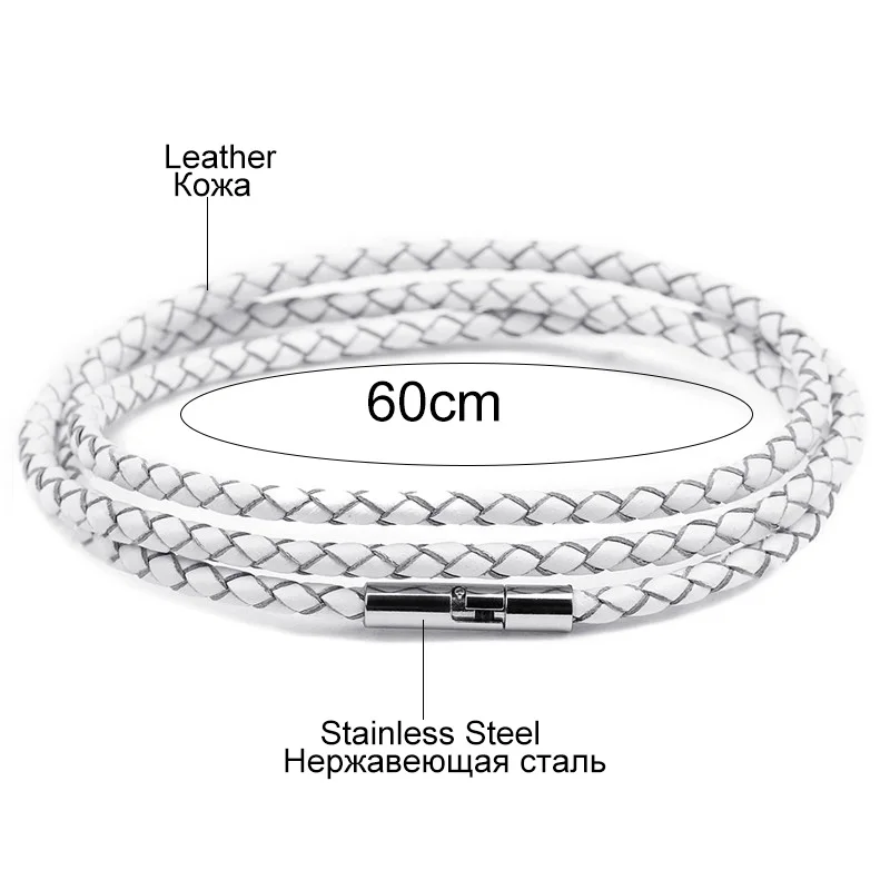 XINYAO-2017-Handmade-Brown-Black-Braided-Genuine-Leather-Bracelets-Mens-Fashion-Stainless-Steel-Clasps-Bracelets-Male(4)