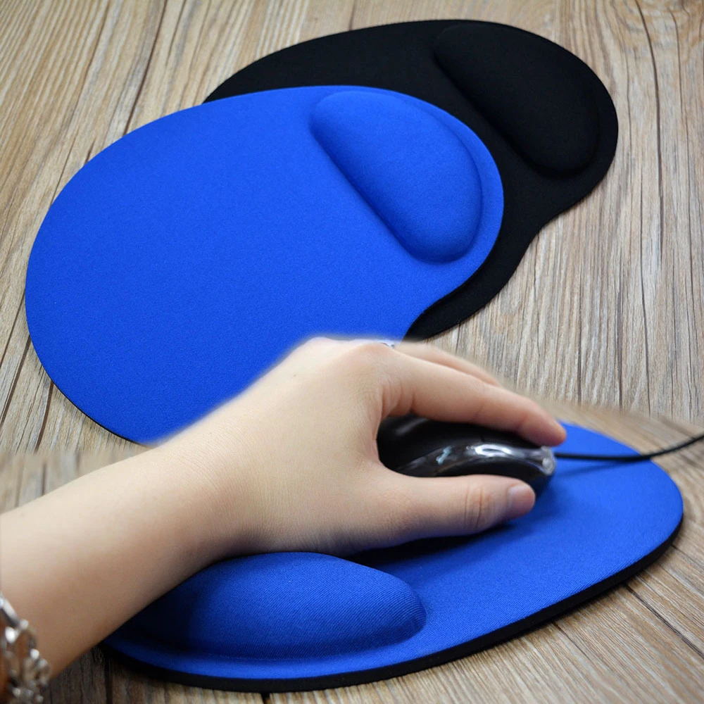 

Solid color Mouse Pad Wrist Protect Optical Trackball PC Thicken Mouse Pad Soft Comfort Mouse Pad Mat Mice