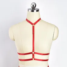 Готический боди Harneess бюстгальтер Harajuku Rave бондаж женский сексуальный БДСМ бондаж Топ уникальный перевязь для косплея бюстгальтер нижнее белье для бондажа