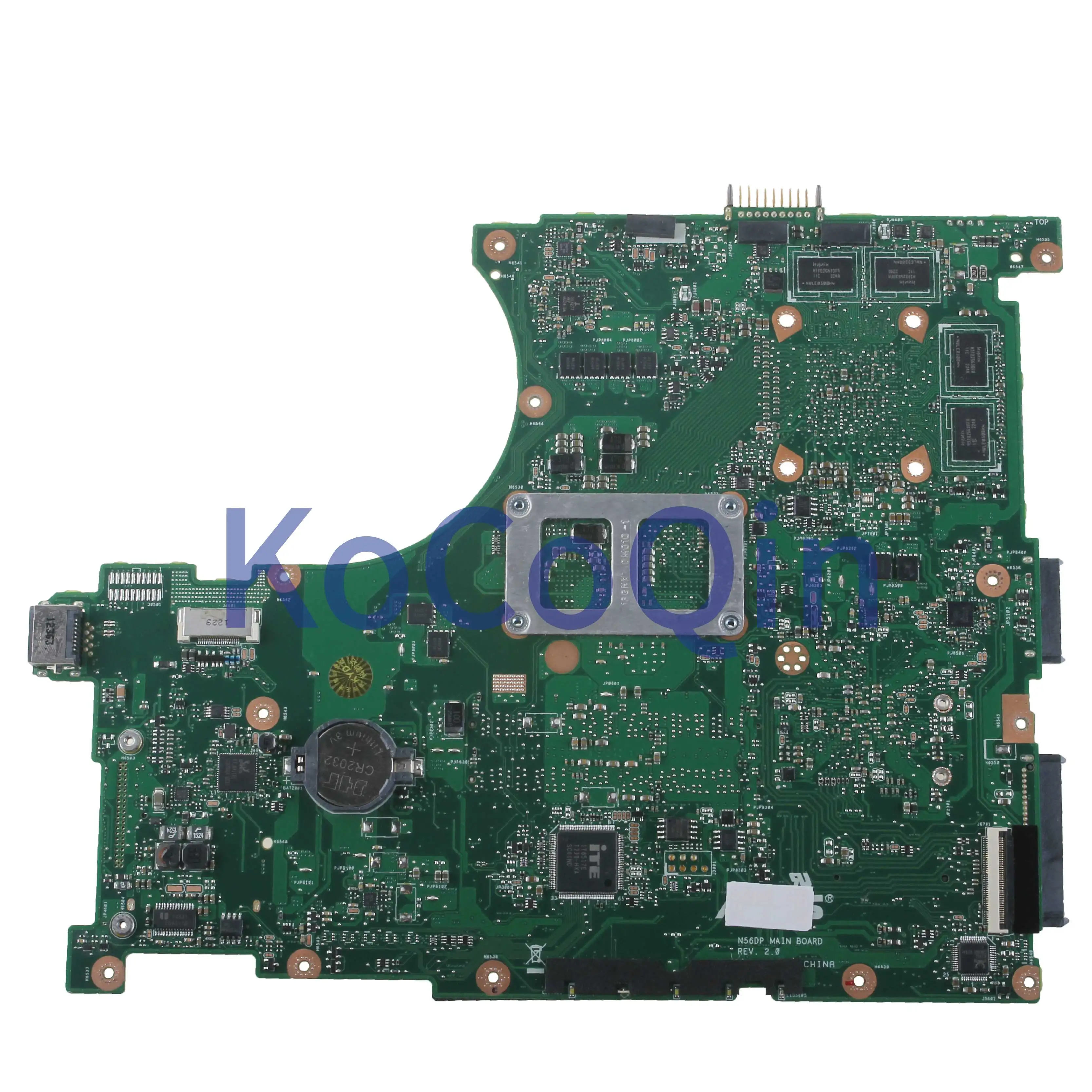 70% OFF  KoCoQin Laptop motherboard For ASUS N56DP Core AMD 216-083406C Mainboard REV:2.0tested