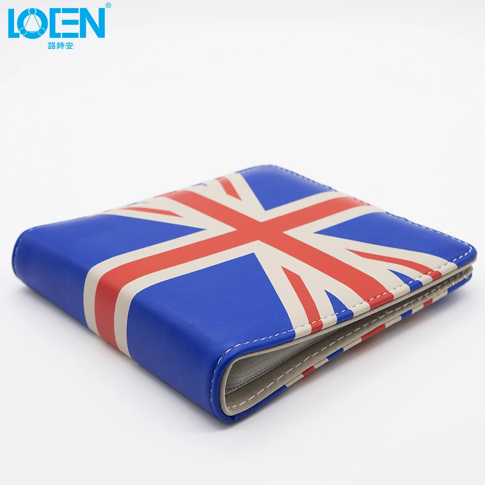 1pcs Fashion British/american Flag Car Cd Storage Case 20 Pcs Cds Dvds