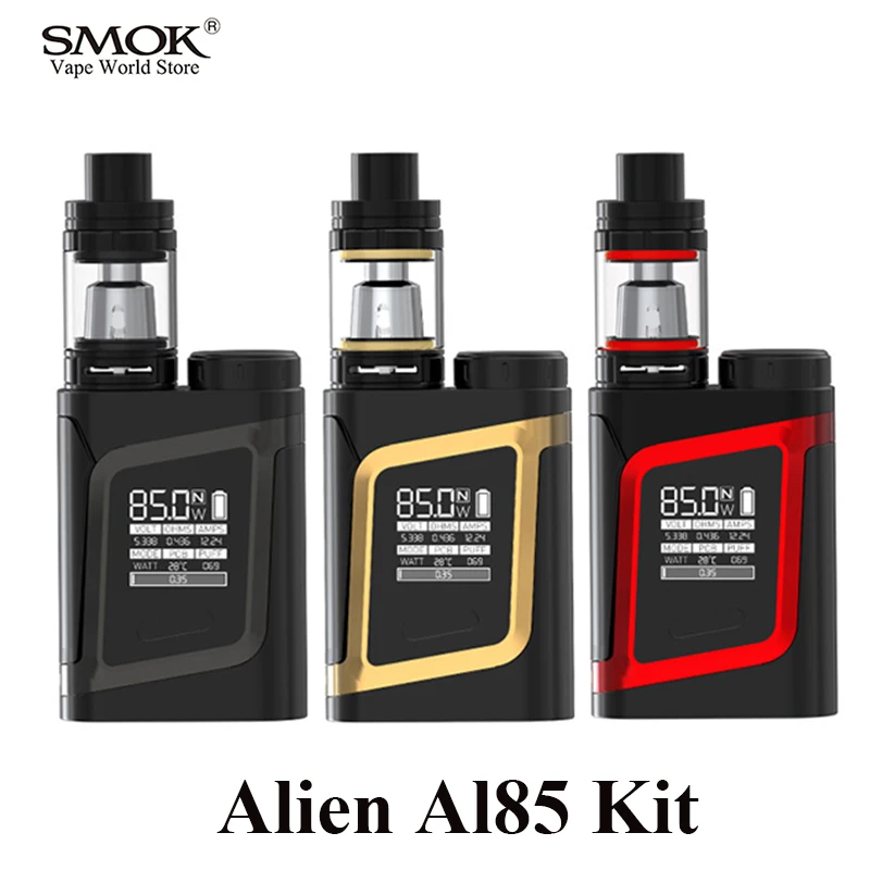 Original SMOK Alien Box Mod AL85 Kit Electronic Cigarette Vaporizer Vape E Cigarette Pen VS Pico S210 Original SMOK Alien Box Mod AL85 Kit Electronic Cigarette Vaporizer Vape E Cigarette Pen VS Pico S210