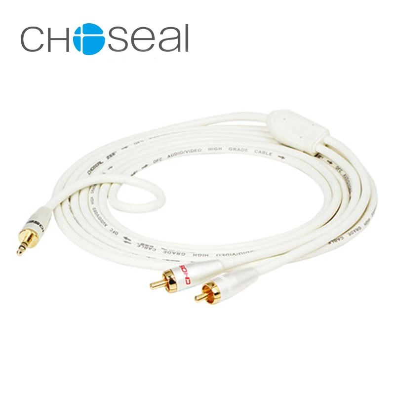 

Choseal 30th anniversary QS3403 RCA Cable 3.5mm To 2 RCA Audio Cable Aux Cable