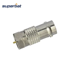 Superbat 5 шт. BNC-F RF адаптер BNC Женский Джек F Штекер прямой коаксиальный разъем