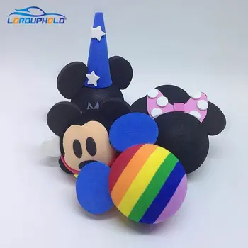 

5pcs/Set Cute Set Antenna Ball Minnie Aerial Topper Balls Carro Cute Cartoon Styling Car Roof Decoration Bola Exterior 2018 New