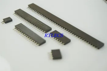 

100pcs 0.079" 2.0 mm Single Row Female Header 2 4 5 8 10 12 15 20 25 28 40 Pin M22 Connector Horizontal Surface Mount PCB Edge