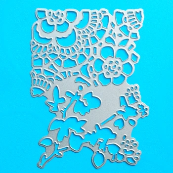 

YLCD1078 Flower Cover Metal Cutting Dies For Scrapbooking Stencils DIY Album Cards Decoration Embossing Folder Die Cuts Tool New