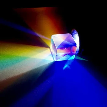

Science Prism Laser Beam Combine Cube Prism Laser Diode FOR Optical Instruments Mirror Teaching Tools Module Toy Decoration fun