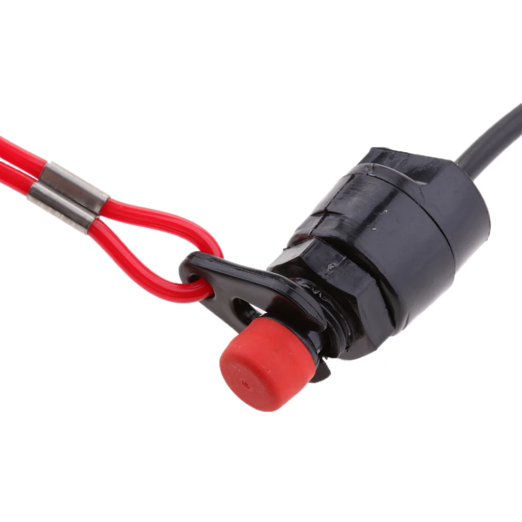 1 Piece Safety Tether Lanyard Kill Stop Switch For Boat Outboard Motor ATV Dirt Bike Scooter Snowmobile Motorcycles