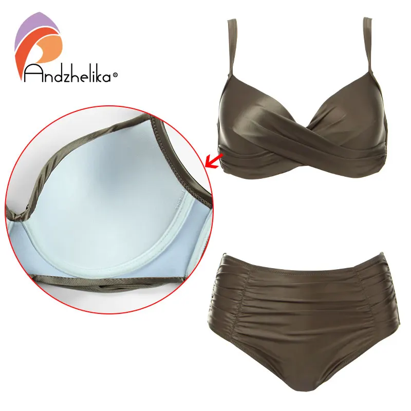 Andzhelika bikini коллекция 2018 Женский купальник с плотной чашкой|Купальники |