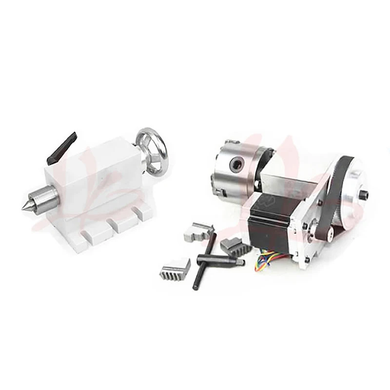 

LY CNC Tailstock and Rotary Axis, A Axis, 4th Axis for mini CNC Router Milling Machine cnc parts