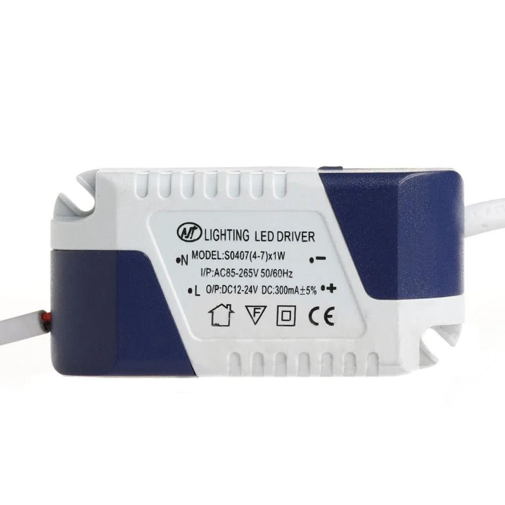 

300mA LED Driver 85-265V Light Transformer Constant Current Power Supply Adapter for Led Lamps strip 4W-25WNew