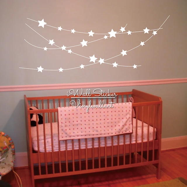 Baby Nursery Stars Wall Sticker Creative Star Decal Children Baby Nursery Stars Wall Sticker Creative Star Decal Children Room Decor Diy Cut Vinyl