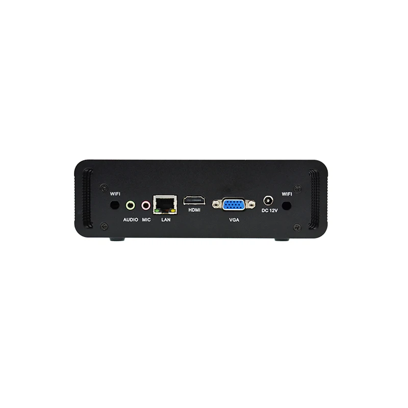 New style MINI PC I7 5500U with 1*LAN 1*VGA 1*HDMI Fanless mini pc black case