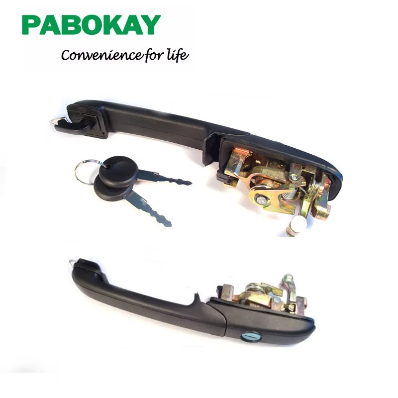 Новая дверная ручка для переднего водителя левая сторона VW Black LH Hand Sedan Passat 3A0837205D
