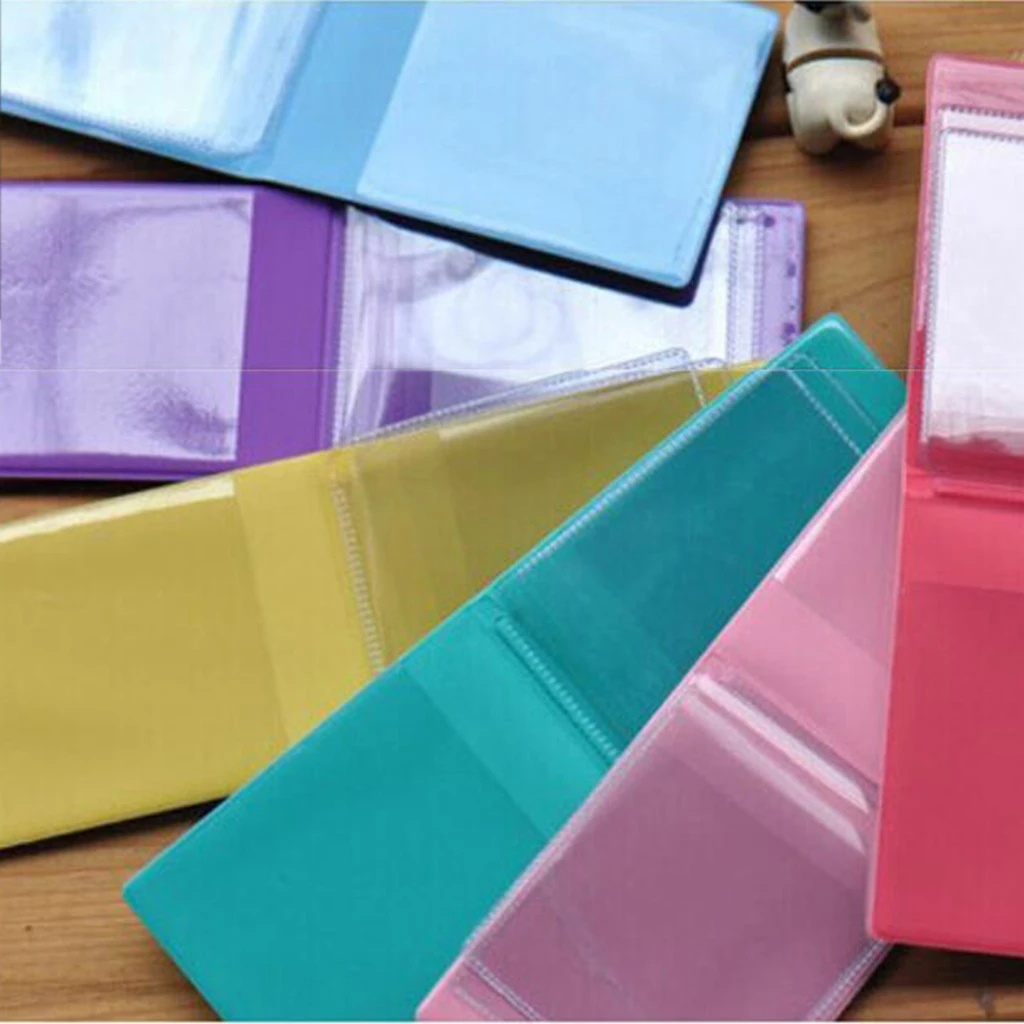Macaron Color Business Card Holder PU Card Sleeves for driver license, social security card, medicare card, Credit card