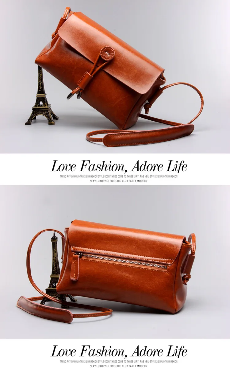 bolsa feminina bolsas estilo de alta qualidade real da pele do vintage