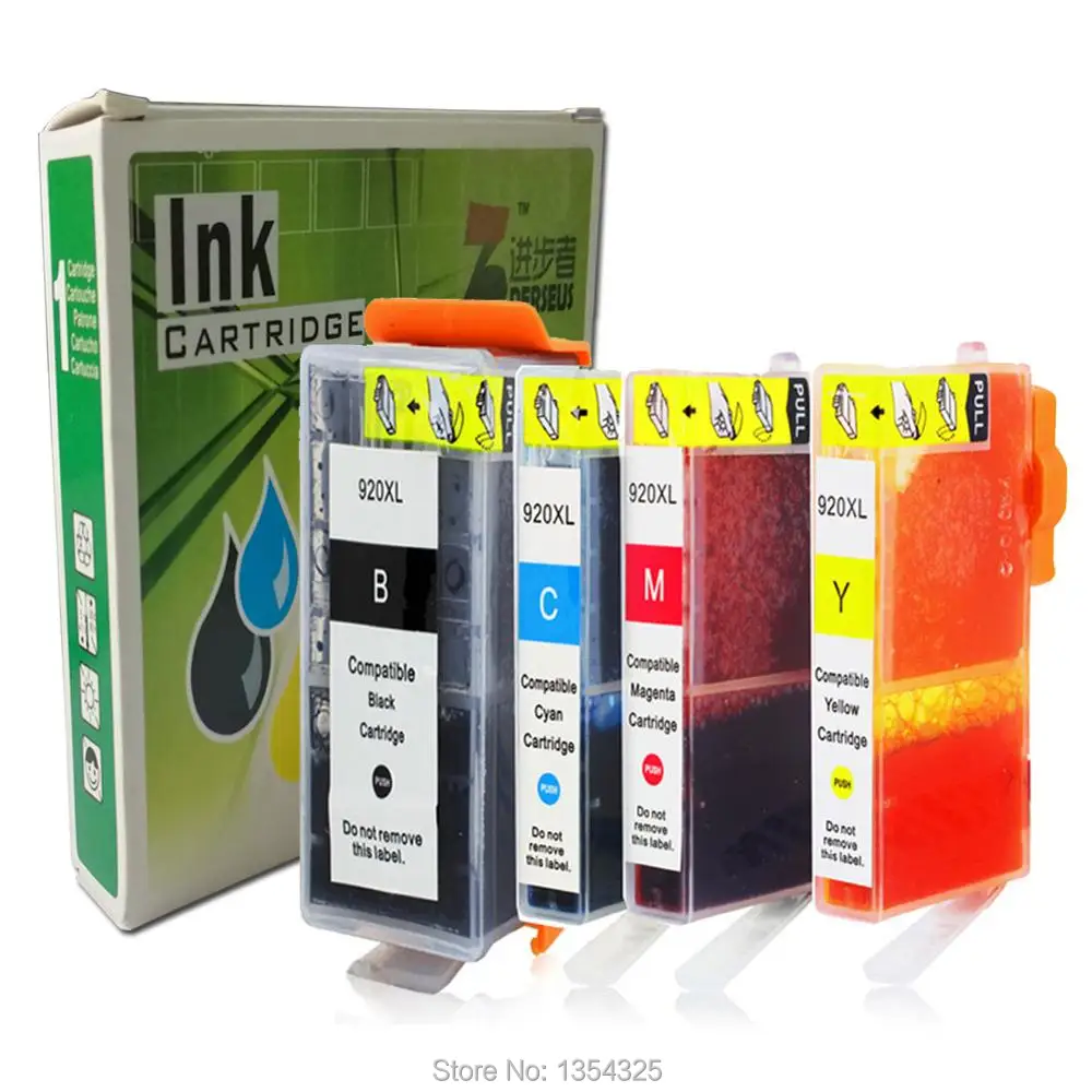 PERSEUS Ink Cartridge For HP 920XL (Black,Yellow,Cyan,Magenta)works with Officejet 6000/6500