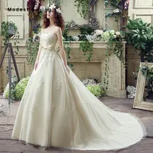 Elegant Ball Gown Sweetheart Bow Applique Lace Wedding Dresses 2017 Formal Women Long Bridal Gowns robe de mariee Custom Made